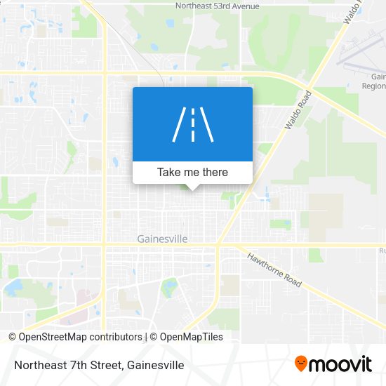 Northeast 7th Street map