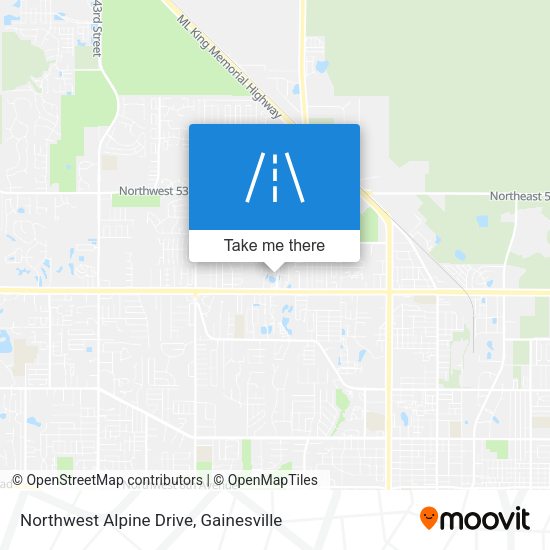 Mapa de Northwest Alpine Drive