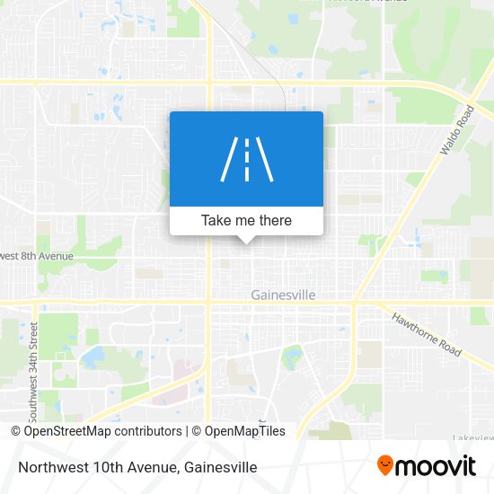 Mapa de Northwest 10th Avenue