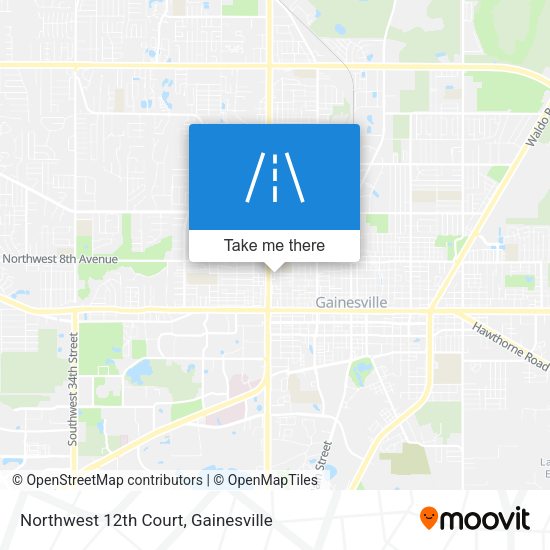Northwest 12th Court map