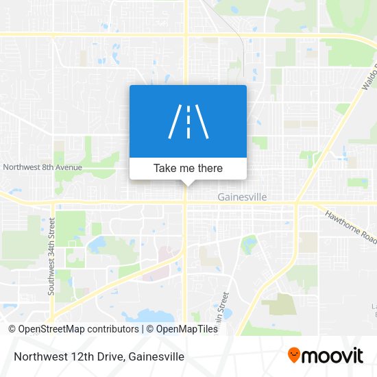 Mapa de Northwest 12th Drive