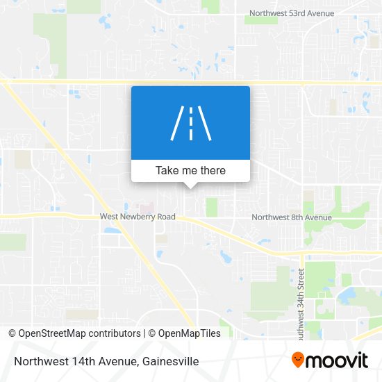Mapa de Northwest 14th Avenue