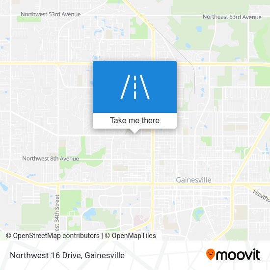 Northwest 16 Drive map