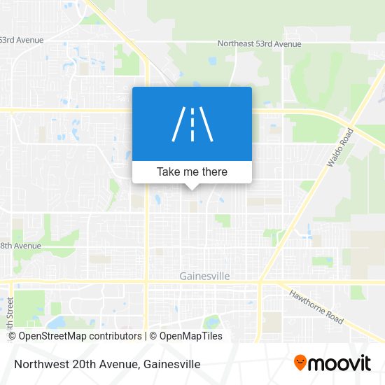 Mapa de Northwest 20th Avenue