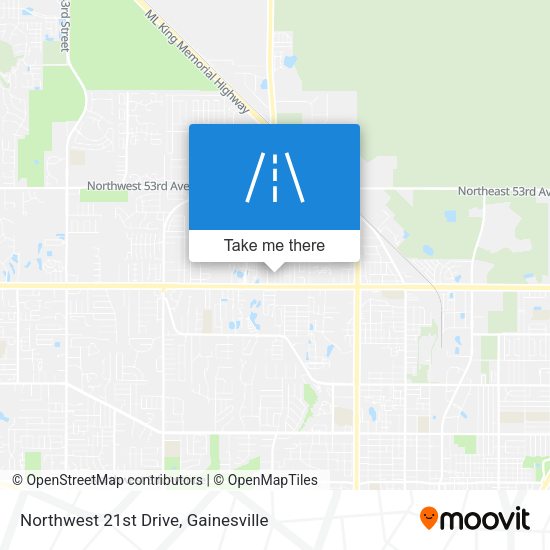 Mapa de Northwest 21st Drive