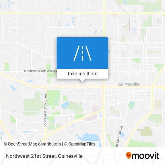 Mapa de Northwest 21st Street