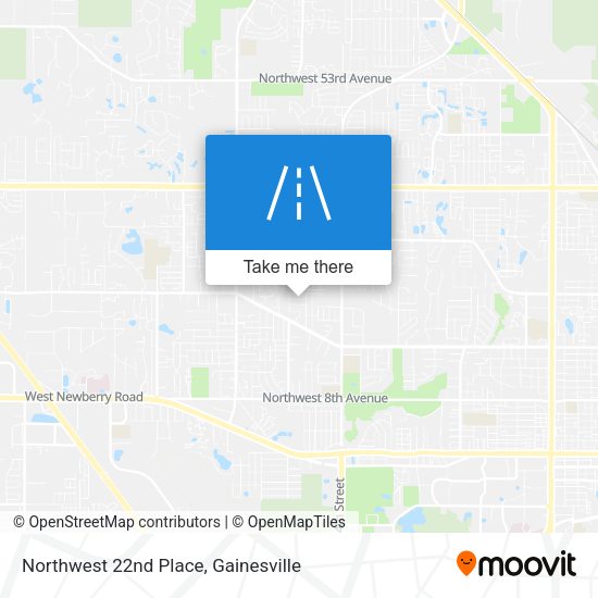 Mapa de Northwest 22nd Place