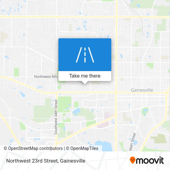 Mapa de Northwest 23rd Street