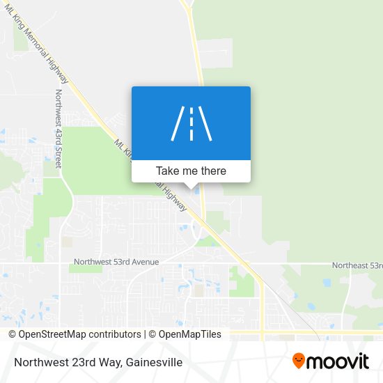 Northwest 23rd Way map