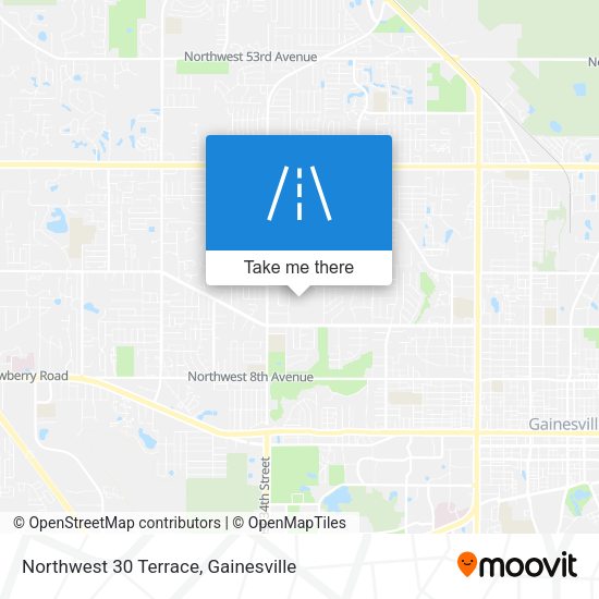 Mapa de Northwest 30 Terrace