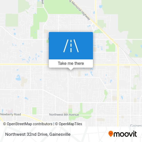 Northwest 32nd Drive map