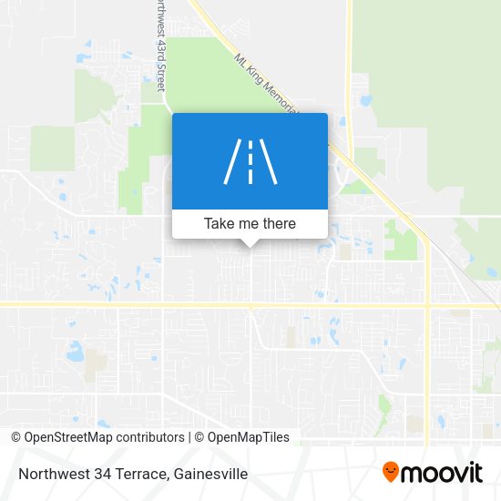Northwest 34 Terrace map