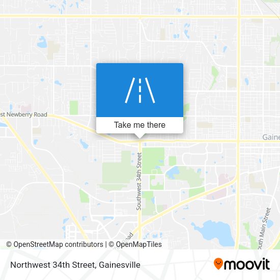 Mapa de Northwest 34th Street