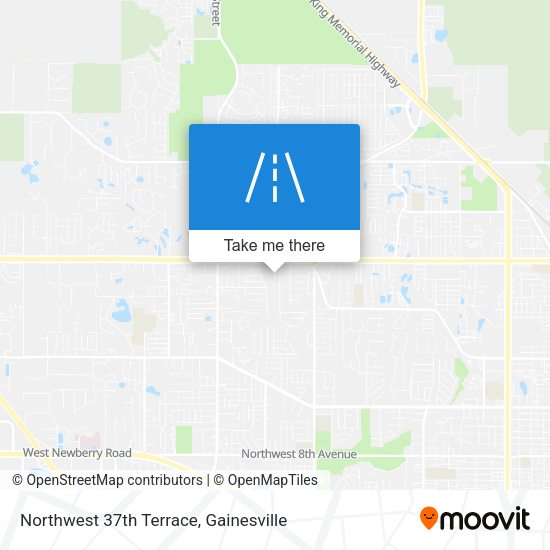 Mapa de Northwest 37th Terrace