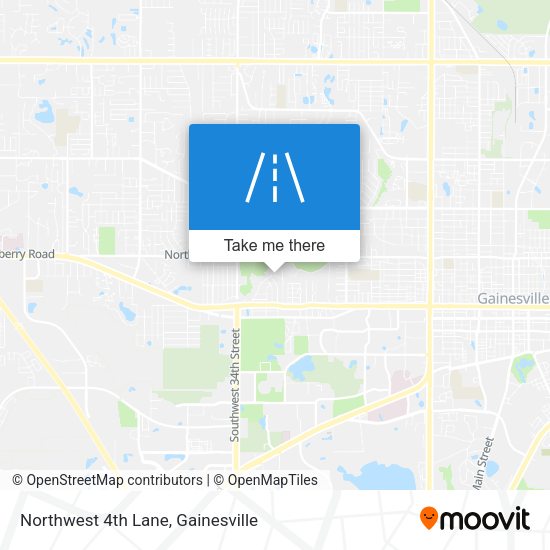 Northwest 4th Lane map
