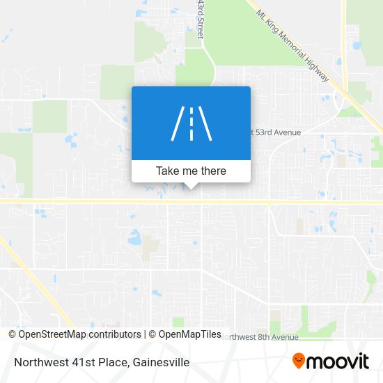Northwest 41st Place map