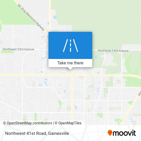 Northwest 41st Road map
