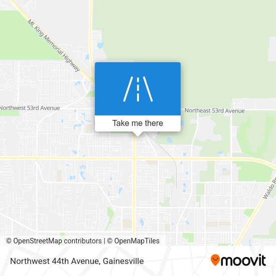 Northwest 44th Avenue map