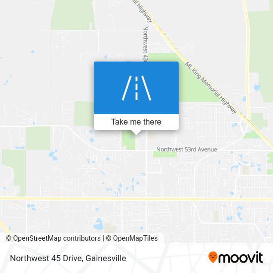 Northwest 45 Drive map