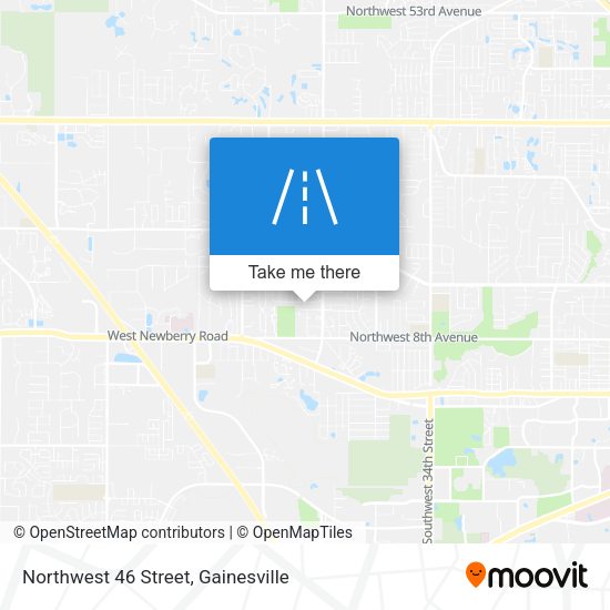 Northwest 46 Street map