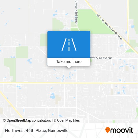 Northwest 46th Place map