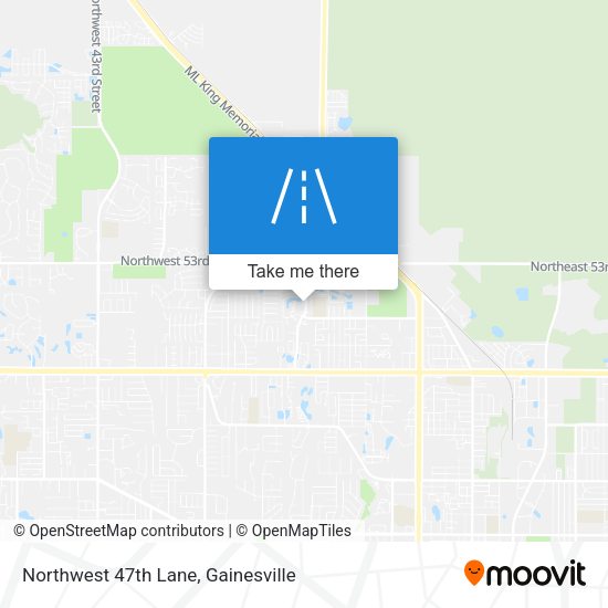 Northwest 47th Lane map