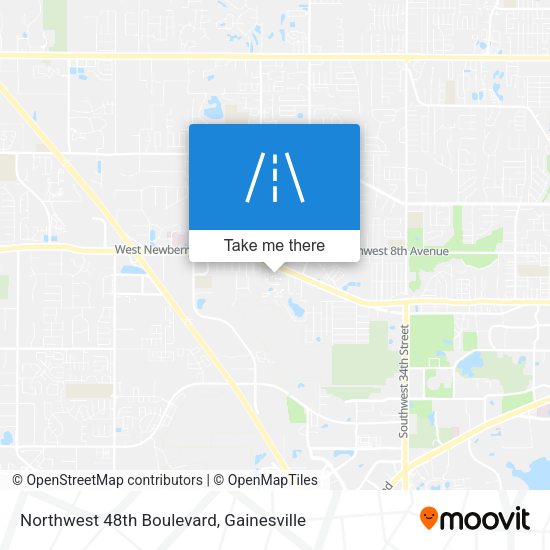 Mapa de Northwest 48th Boulevard