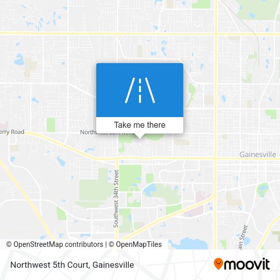 Northwest 5th Court map