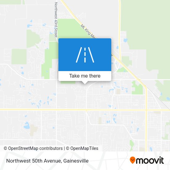 Northwest 50th Avenue map
