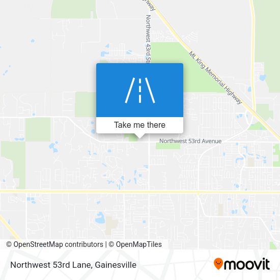 Northwest 53rd Lane map