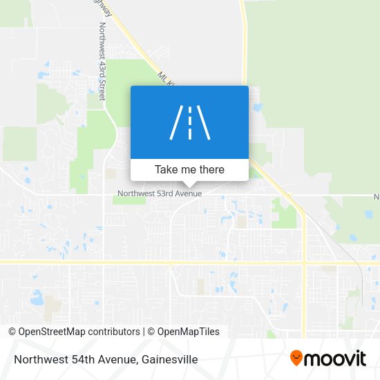 Mapa de Northwest 54th Avenue