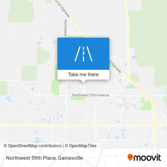 Mapa de Northwest 59th Place