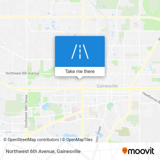 Northwest 6th Avenue map