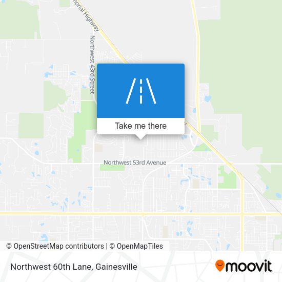 Northwest 60th Lane map