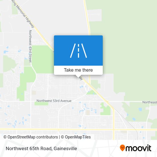 Mapa de Northwest 65th Road
