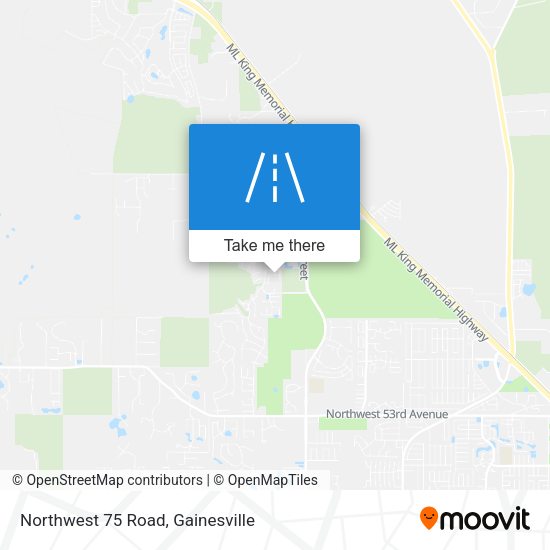 Mapa de Northwest 75 Road