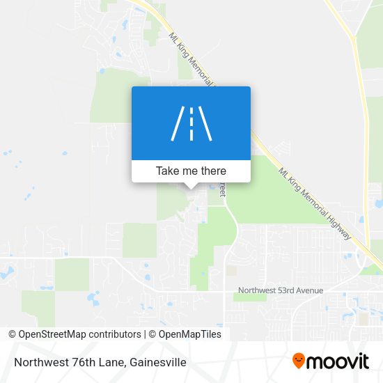 Northwest 76th Lane map