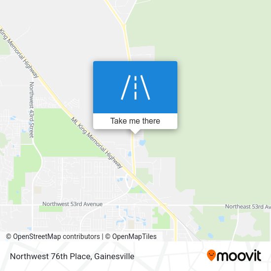 Mapa de Northwest 76th Place