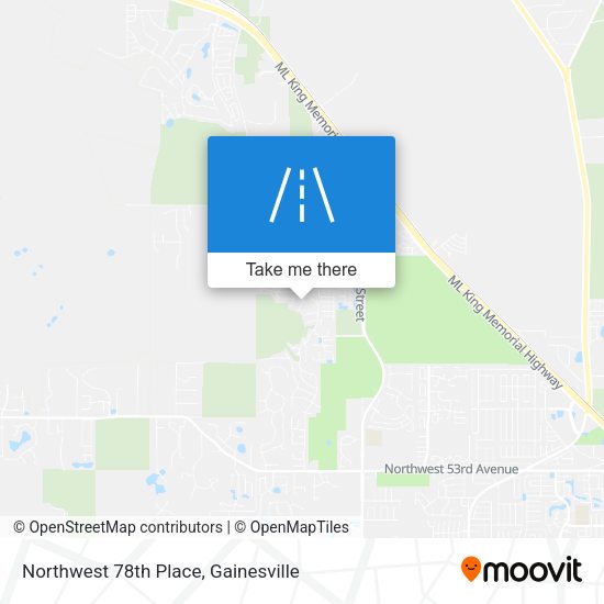 Northwest 78th Place map