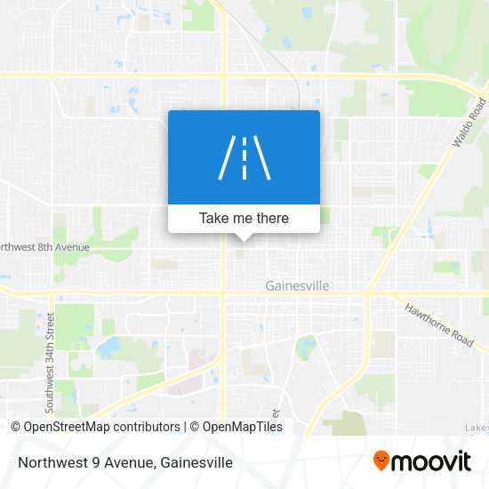Northwest 9 Avenue map
