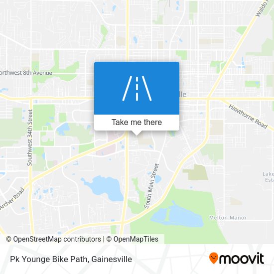 Pk Younge Bike Path map
