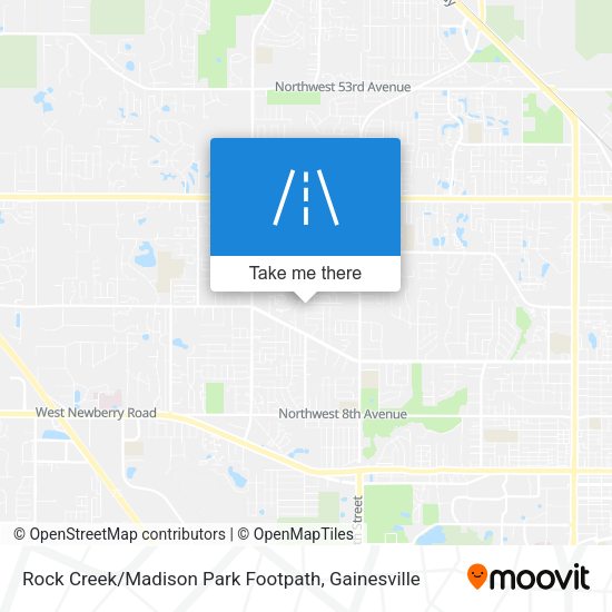 Mapa de Rock Creek / Madison Park Footpath