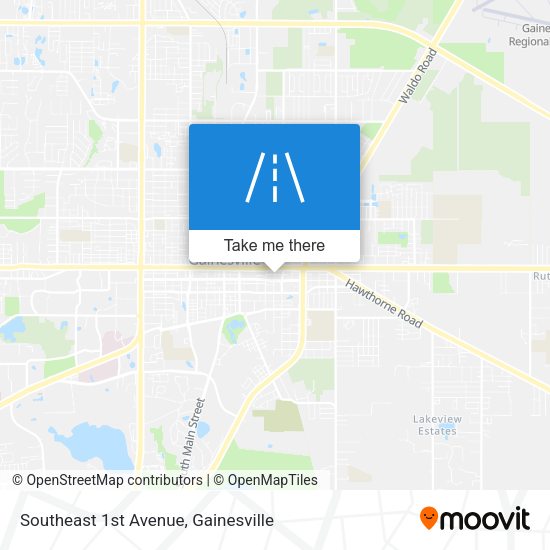 Southeast 1st Avenue map