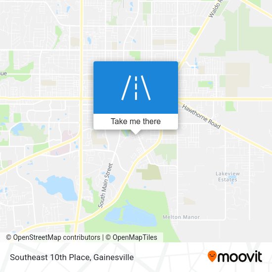 Southeast 10th Place map