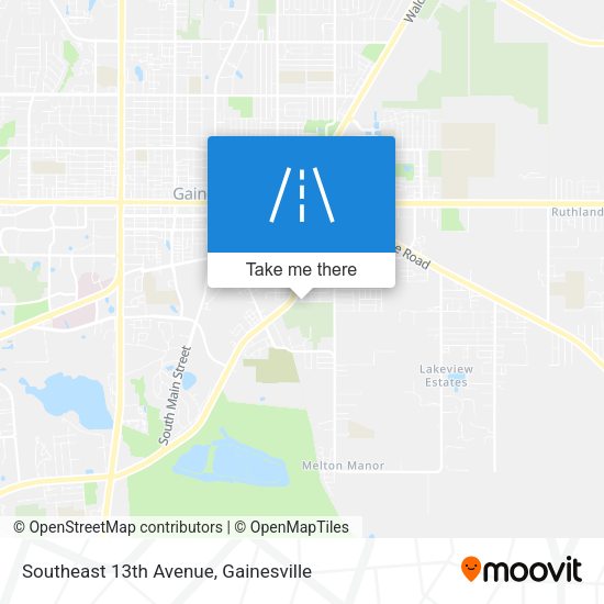 Mapa de Southeast 13th Avenue