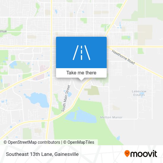 Southeast 13th Lane map