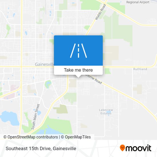 Mapa de Southeast 15th Drive