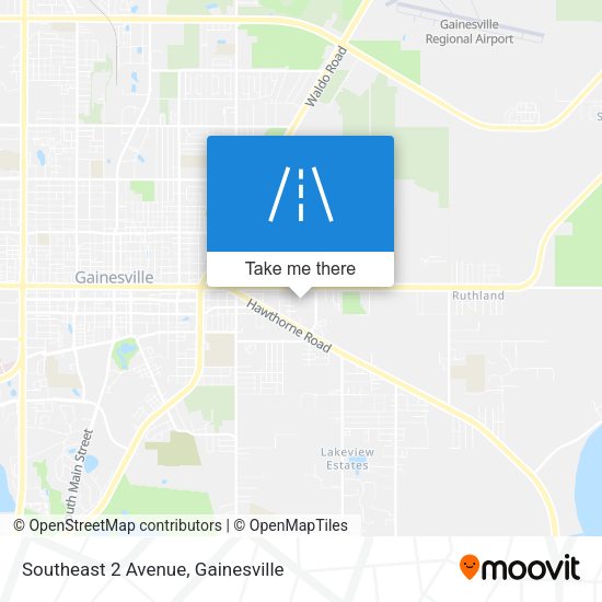 Southeast 2 Avenue map
