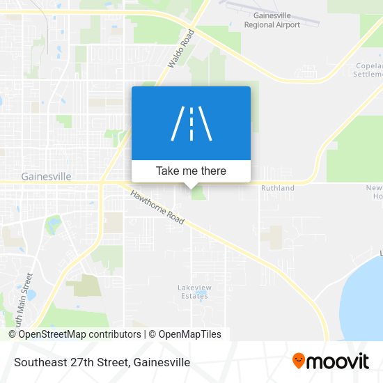 Southeast 27th Street map