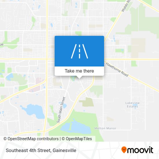 Mapa de Southeast 4th Street